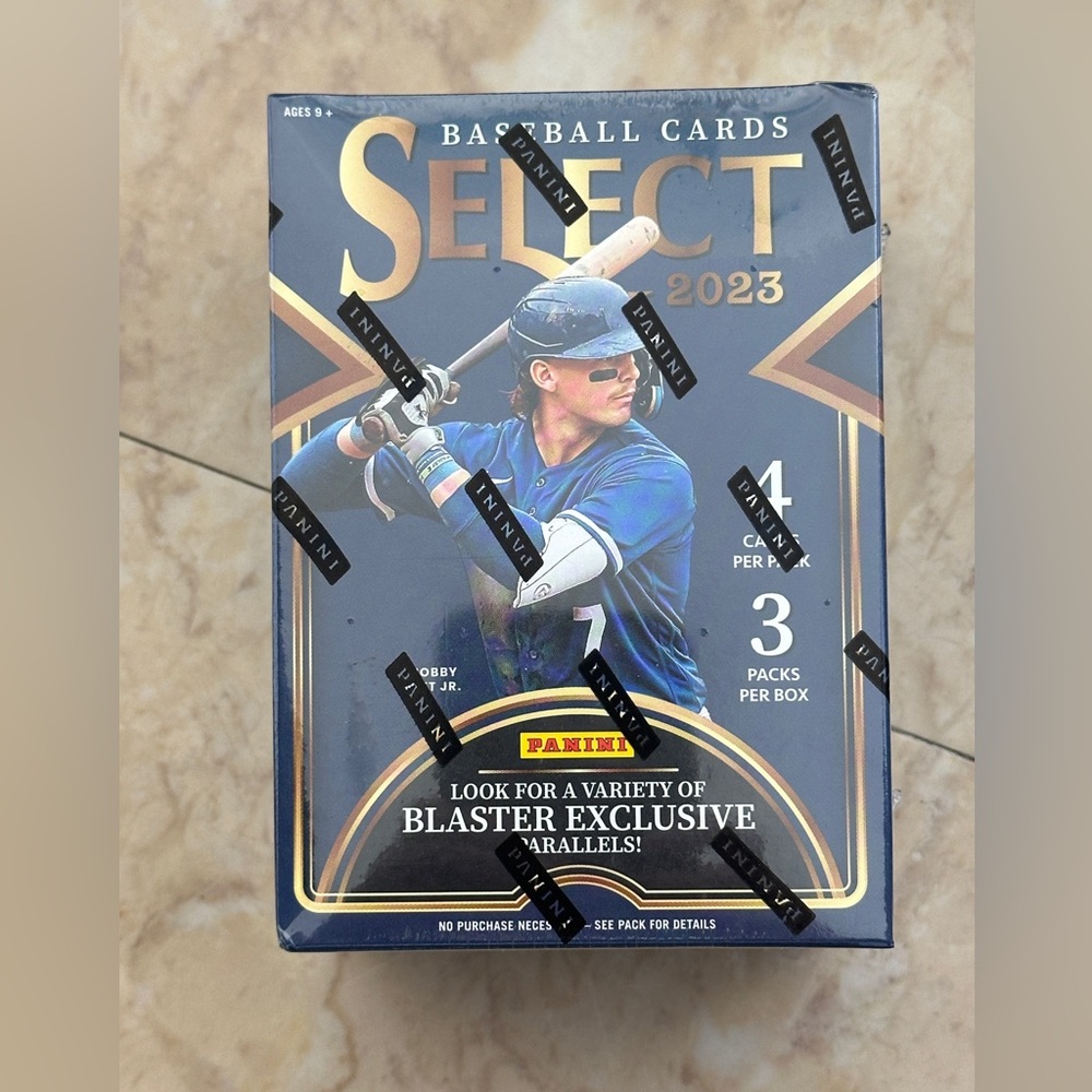 2023 Panini Select Baseball 3-Pack Blaster Box Factory Sealed